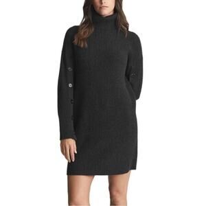 REISS Maggie Long Sleeve Turtleneck Sweater Dress Size Small NEW